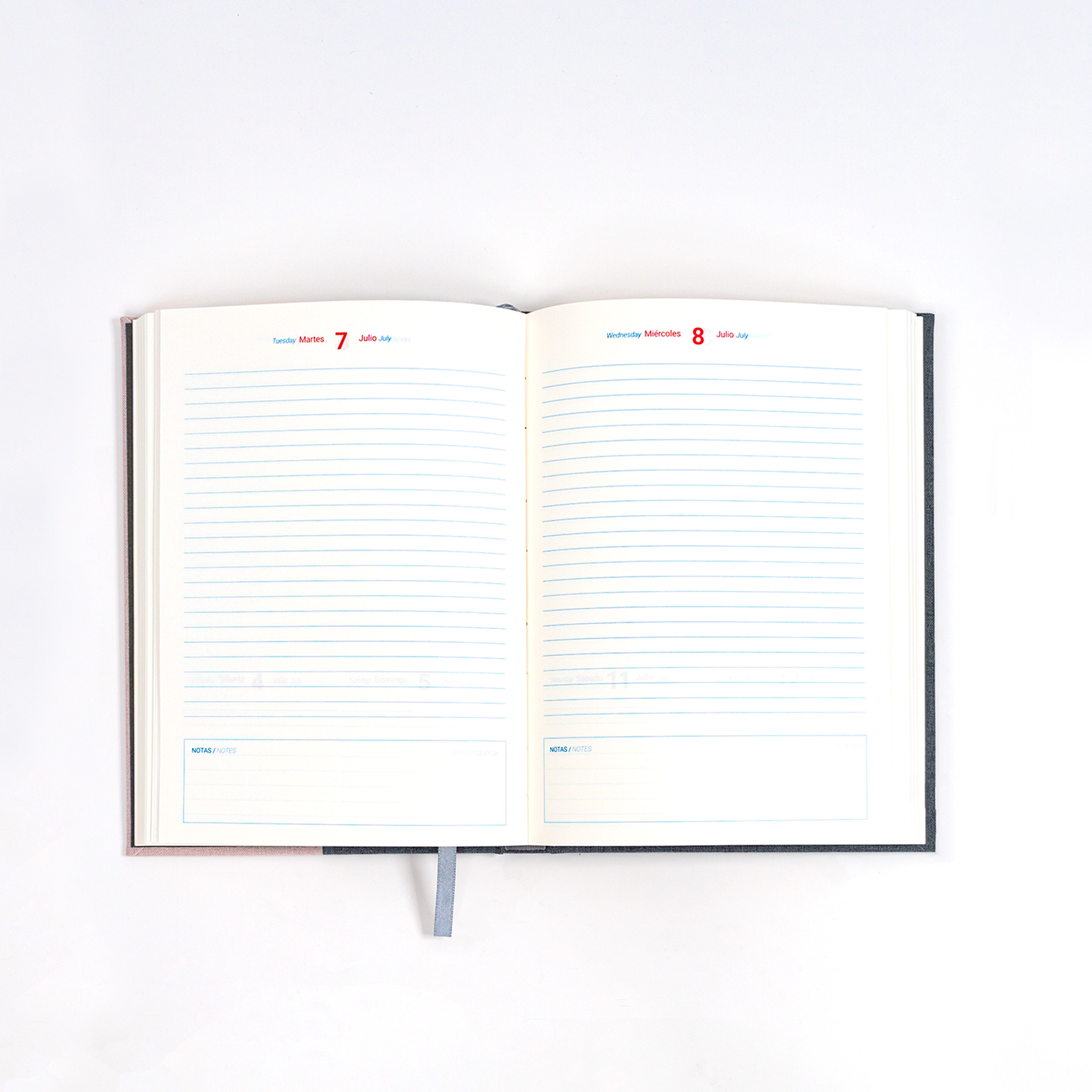 Agenda Clásica Paros Gris