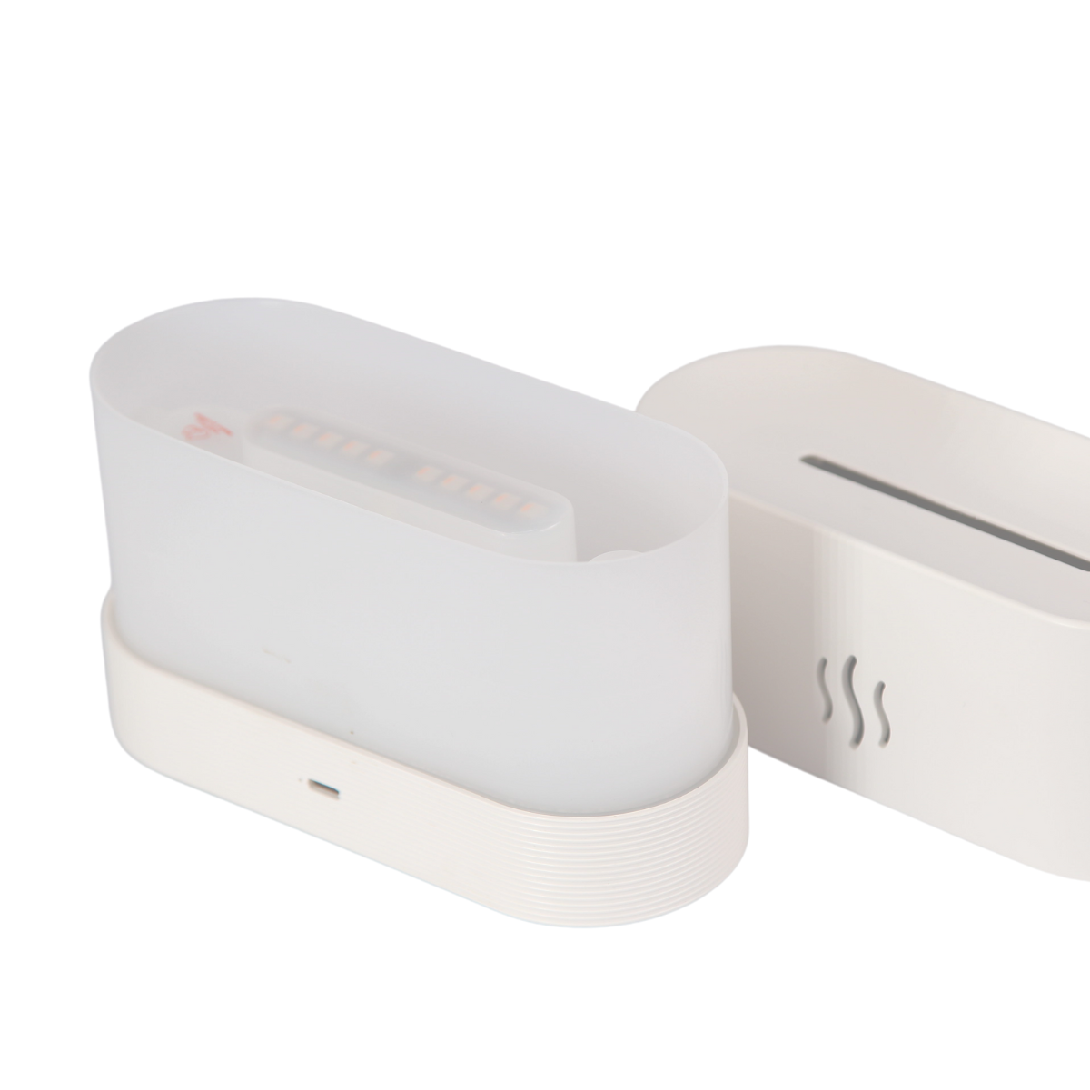 Humidificador con efecto de llamas - Blanco