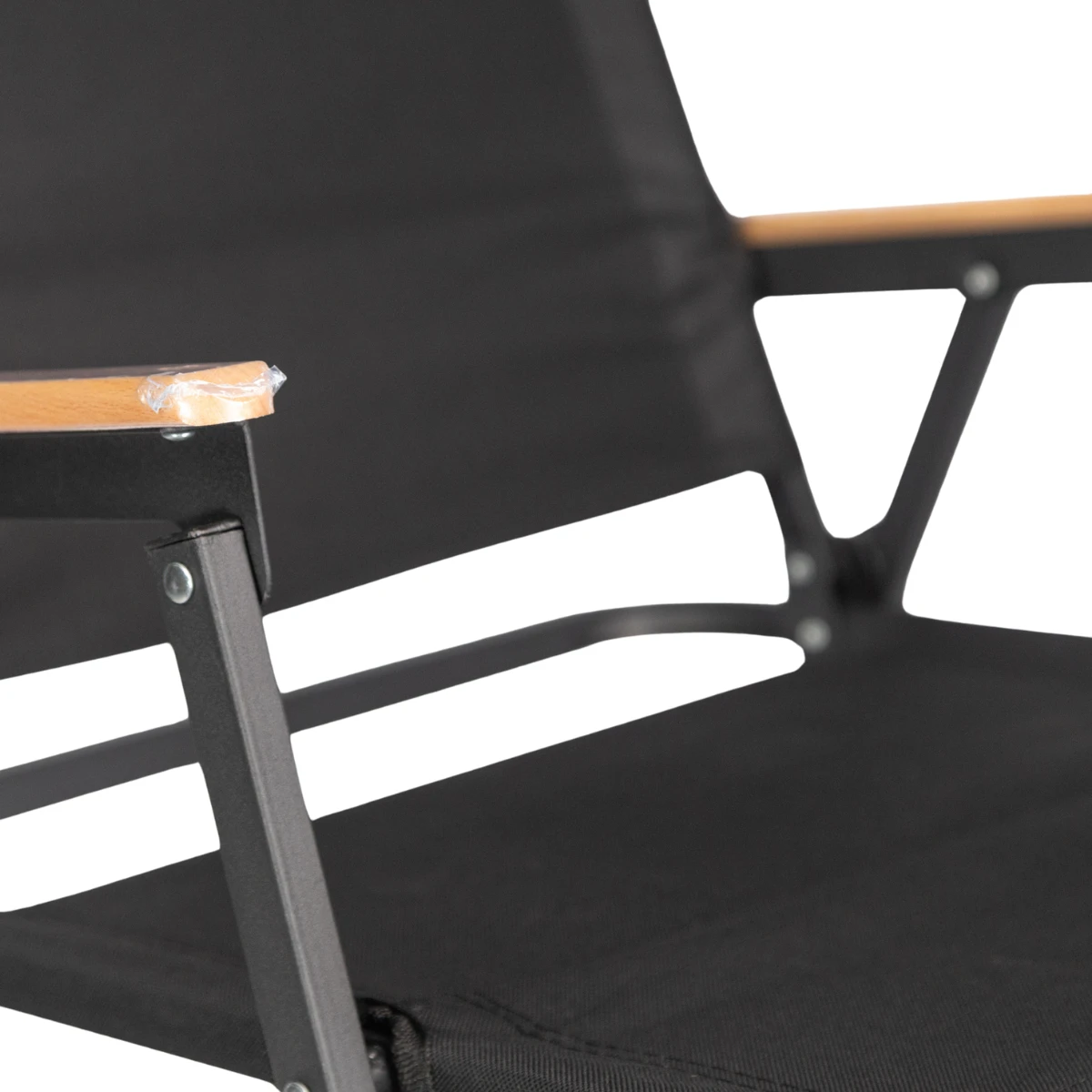 Silla plegable Negra