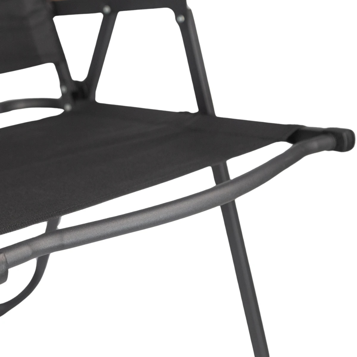 Silla plegable Negra