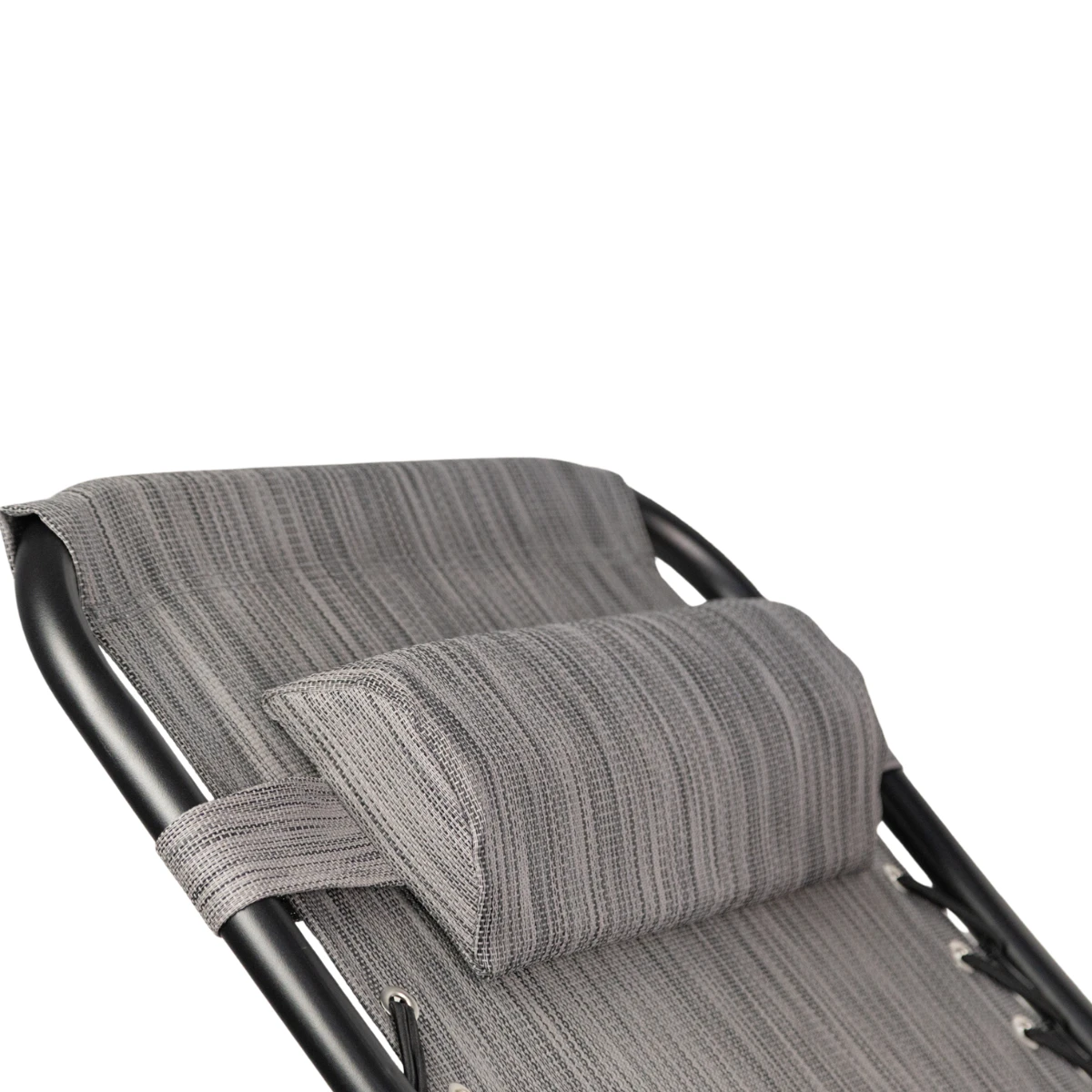 Silla de descanso ajustable gris