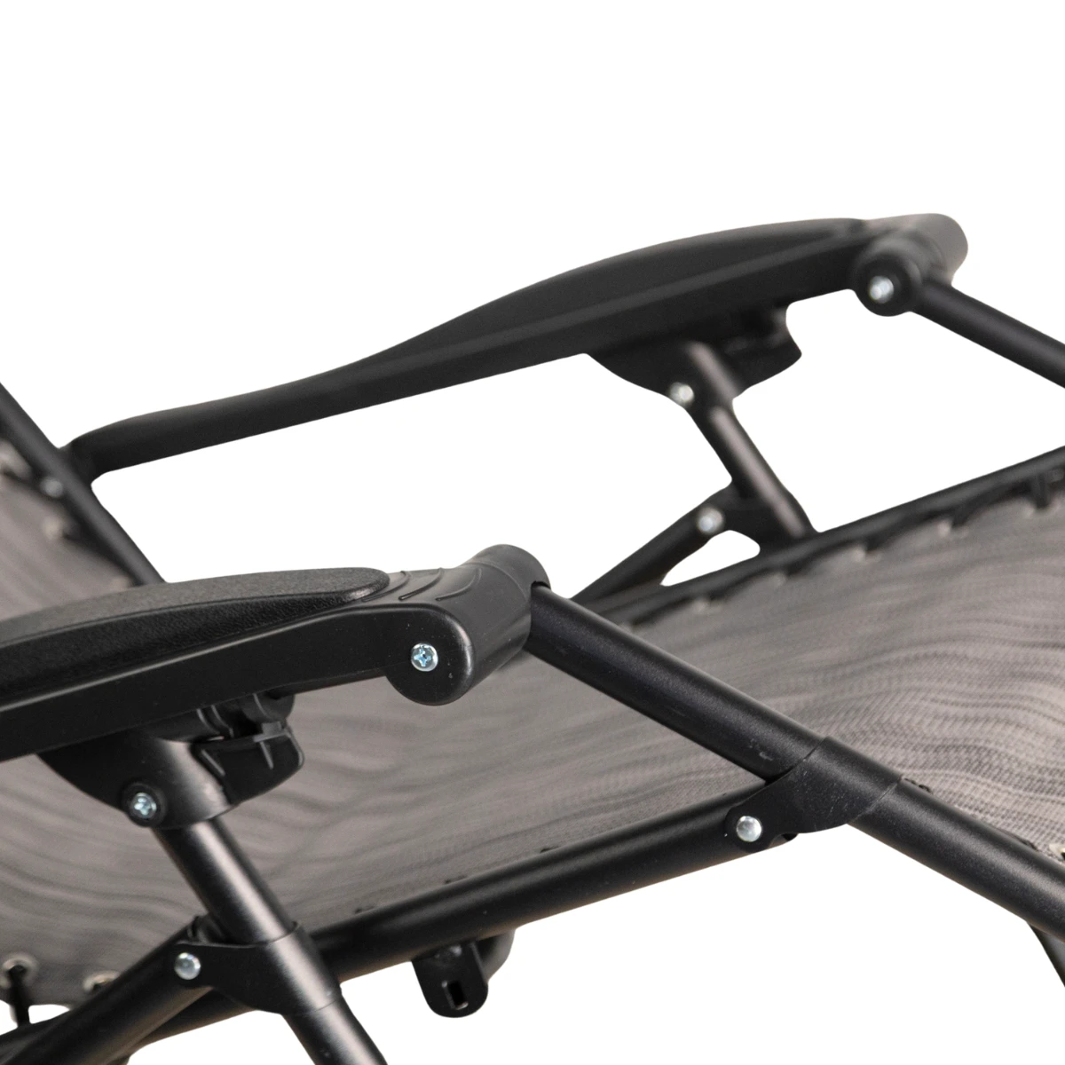 Silla de descanso ajustable gris