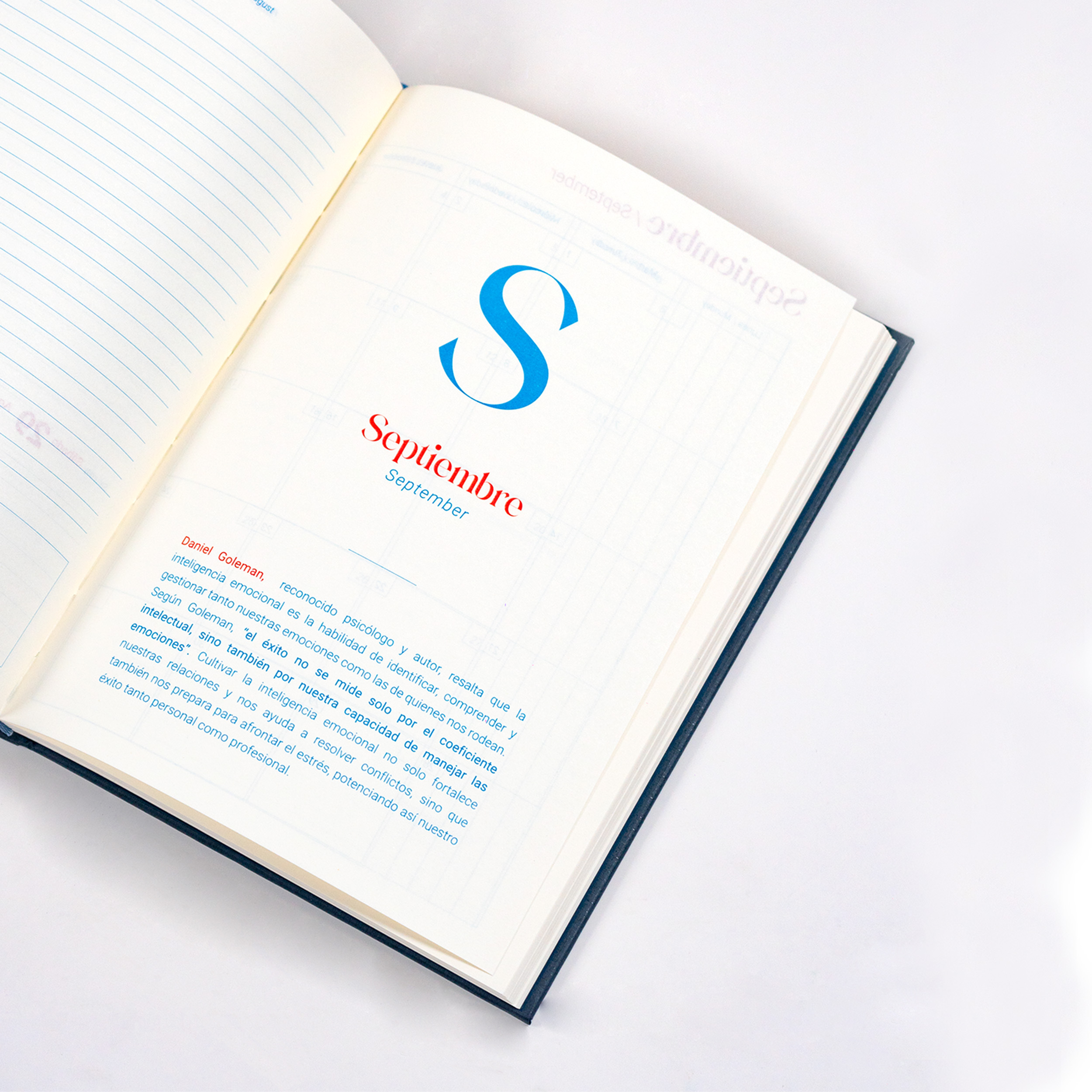 Agenda Clásica India Azul