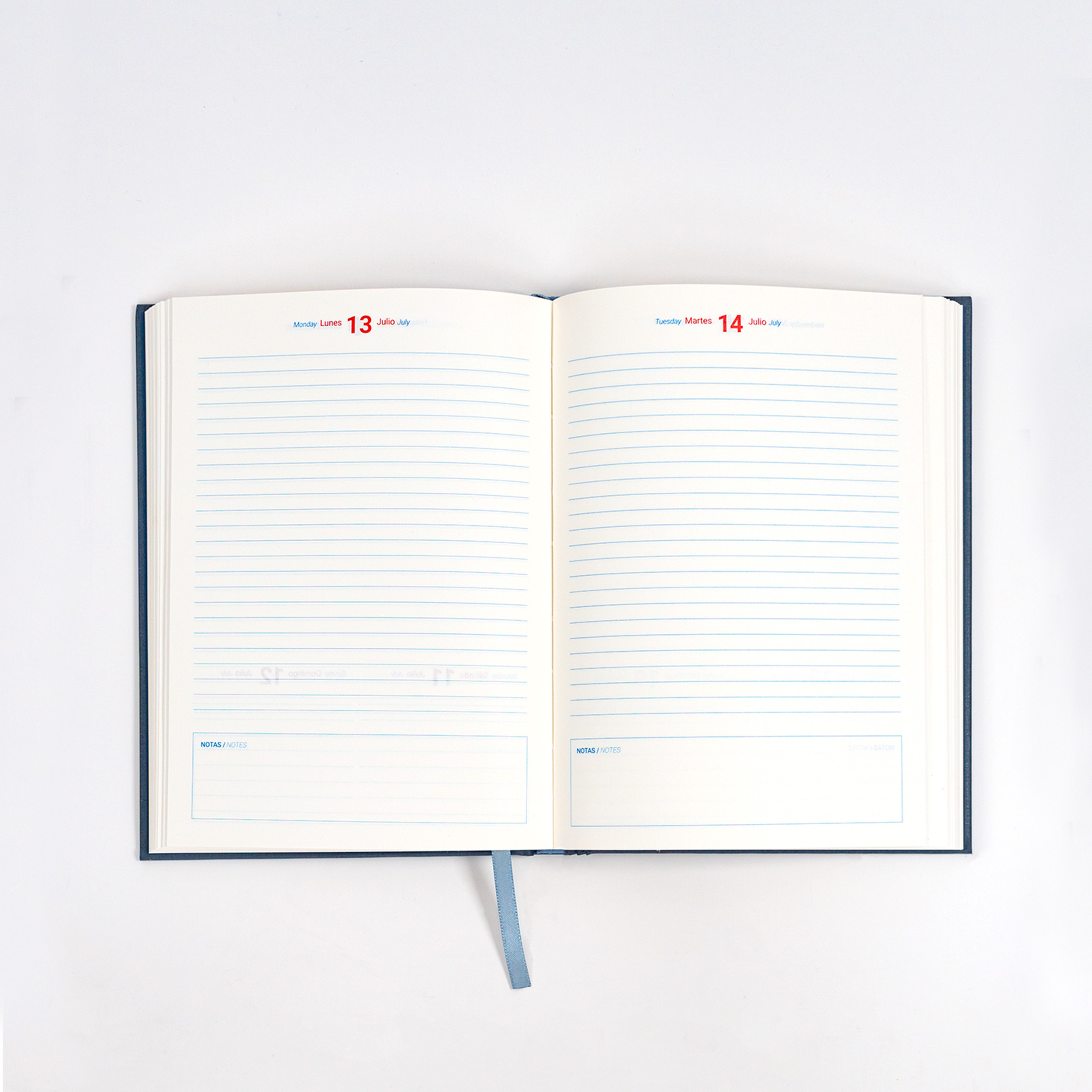 Agenda Clásica India Azul