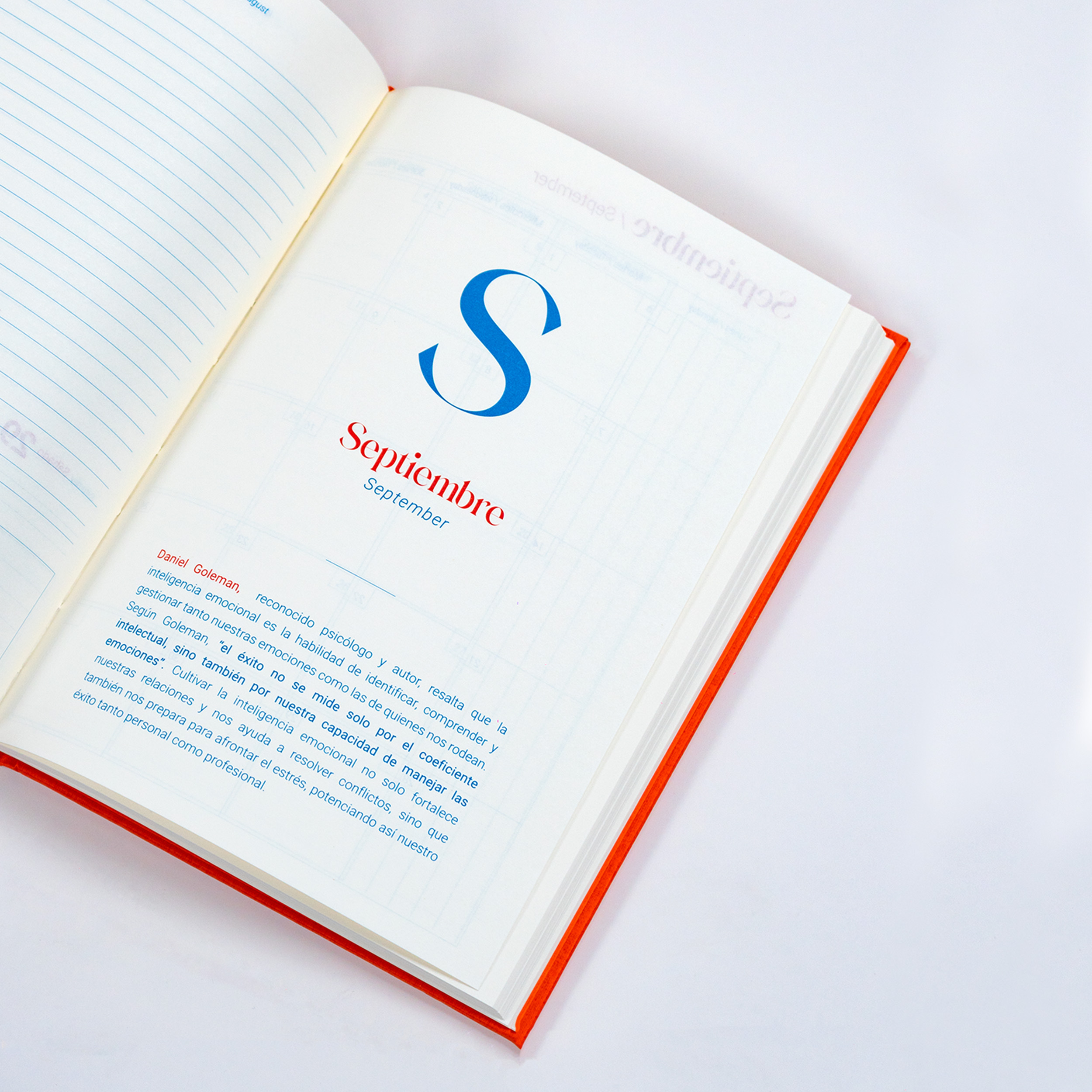 Agenda Clásica India Naranja