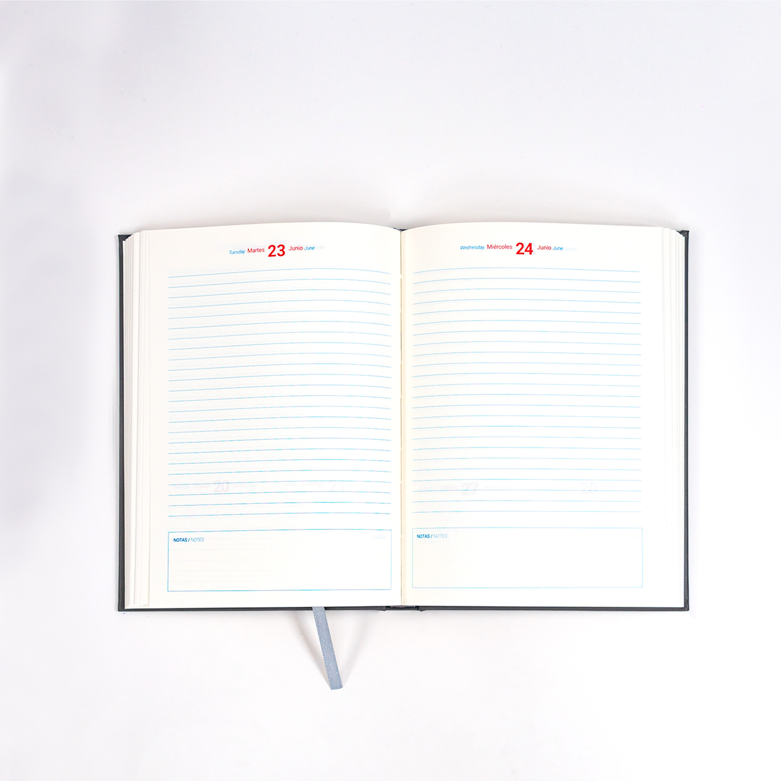 Agenda Clásica Nature Gris