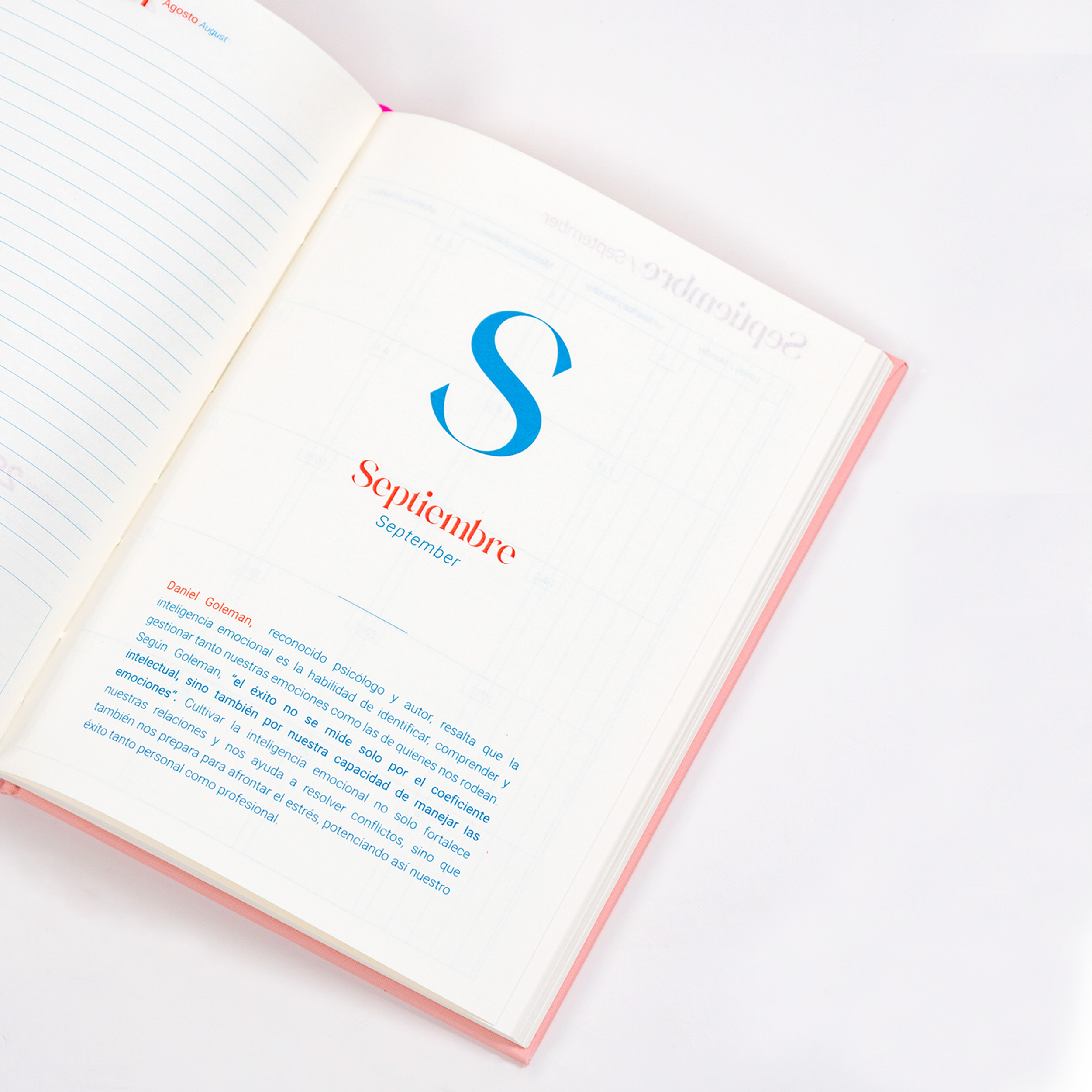 Agenda Clásica Ontario Rosada