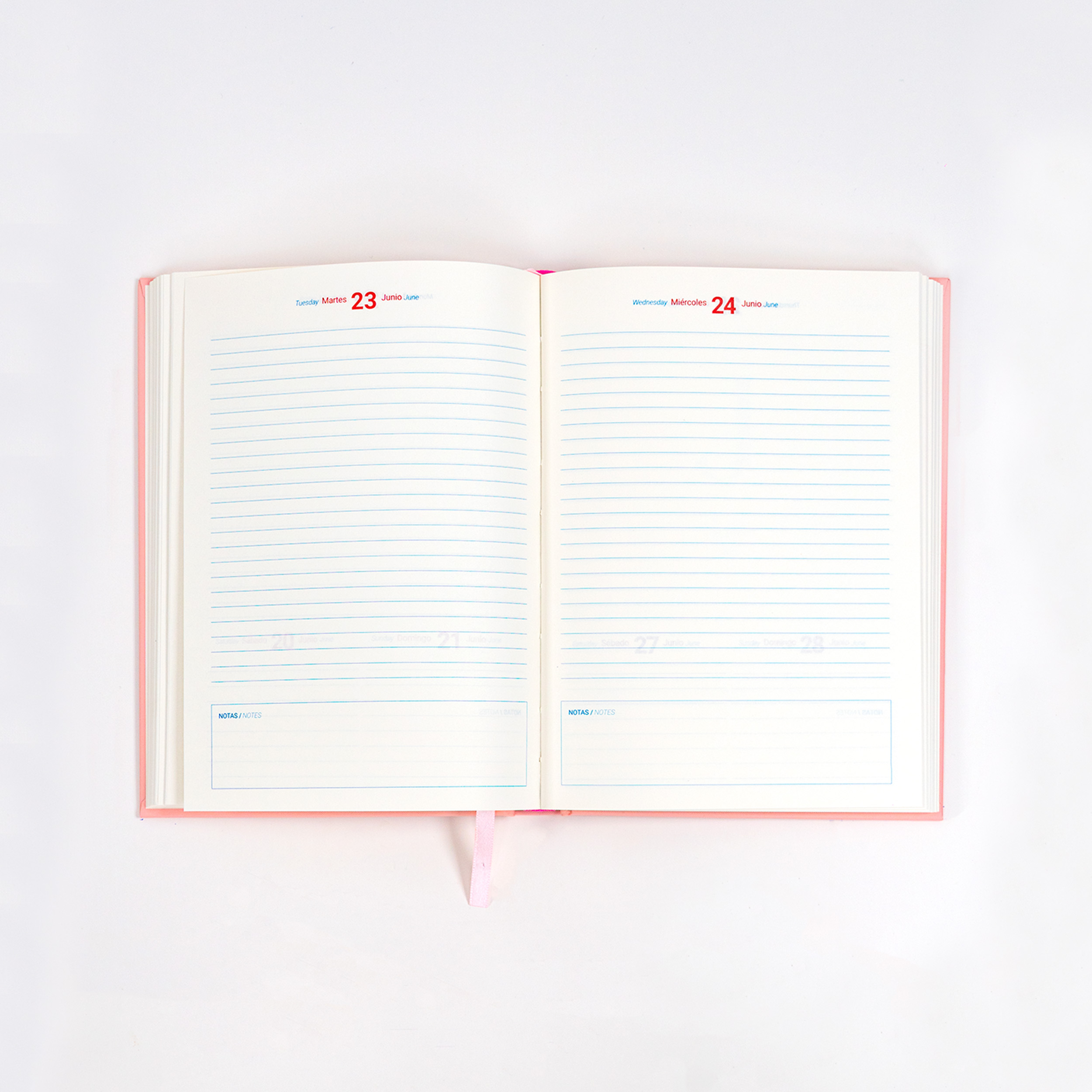 Agenda Clásica Ontario Rosada