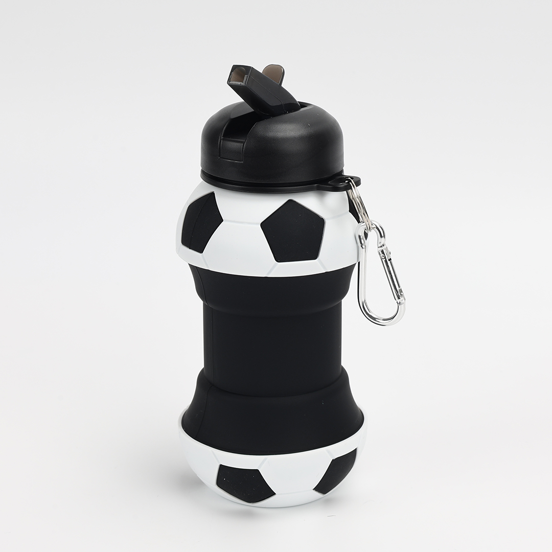 Botella Fútbol Ajustable Silicona